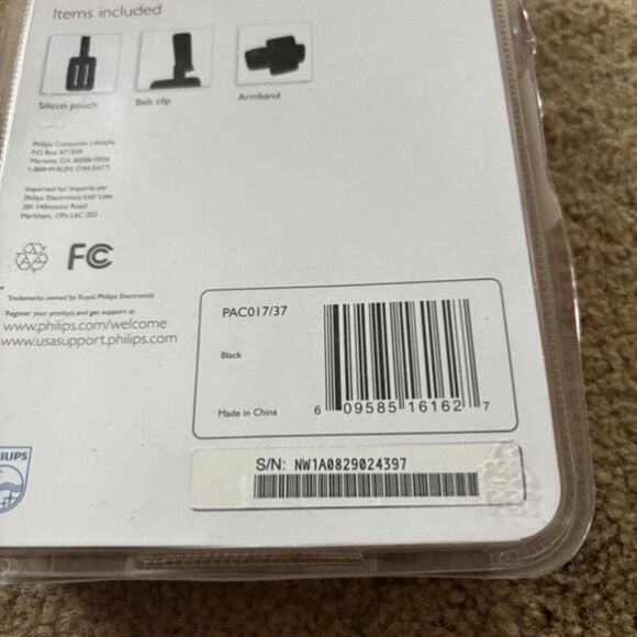 Philips GoGear PAC017/37 Belt Clip Armband Pouch *New* - Picture 5 of 5